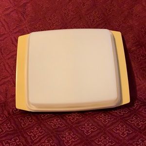 Vintage Tupperware Deviled Egg Holder Carrier Server 4 pieces 723-1 pristine!